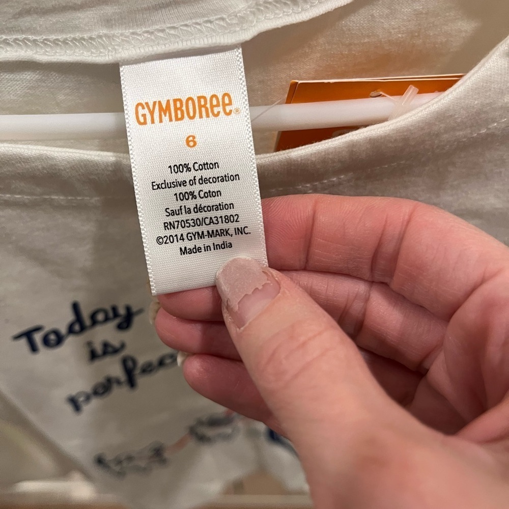 Gymboree long sleeve t-shirt, NWT - Picture 4 of 6